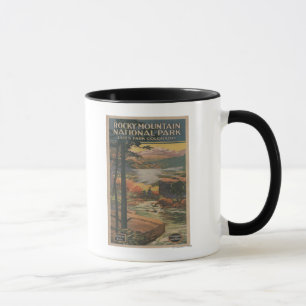 Taza Folleto del parque nacional de Rocky Mt. # 2