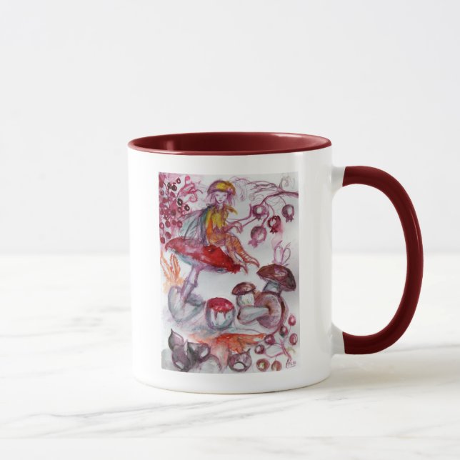 Taza FOLLETO MÁGICO DE HABITACIONES Fantasía floral bla (Derecha)