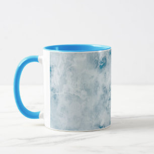 Taza Fondo azul de mármol de la textura