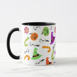 Taza Fondo blanco con motivos de Fun Halloween
