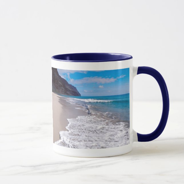 Taza Fondo de bodas de playa (Derecha)