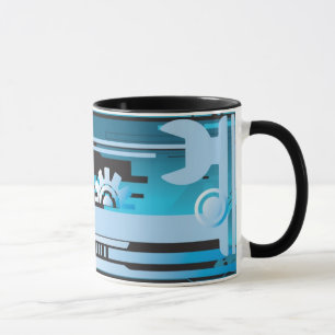 Taza Fondo de semitono técnico 3