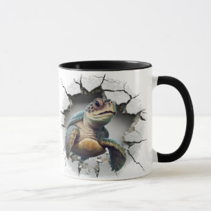 Taza Fondo de tortuga marina
