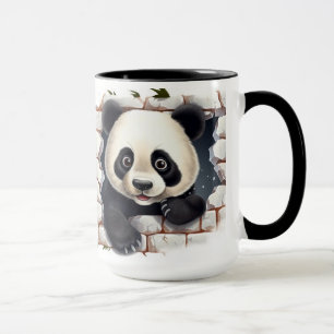Taza fondo del oso panda