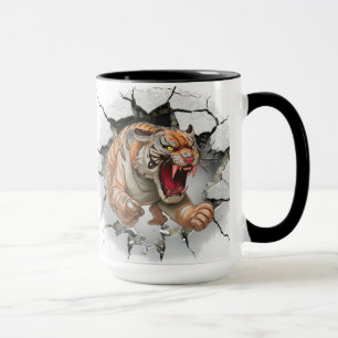 Taza Fondo del tigre medio