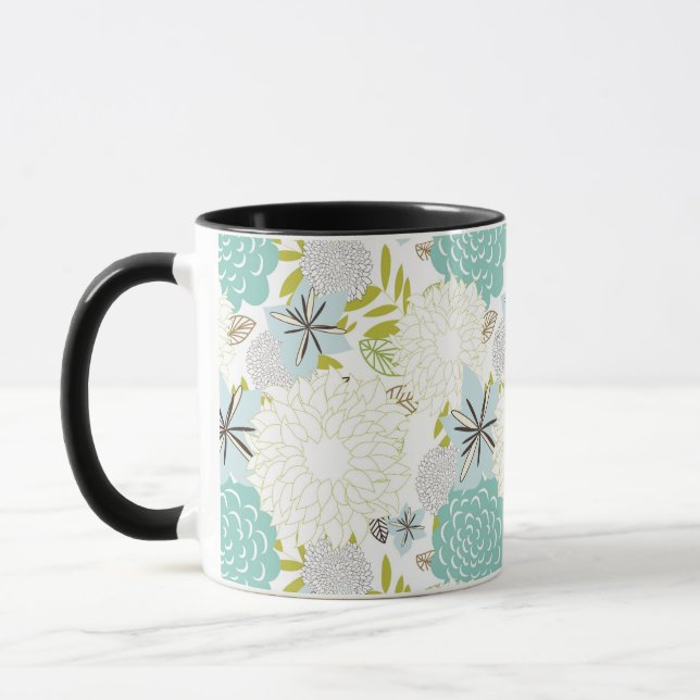 Taza Fondo floral (Izquierda)