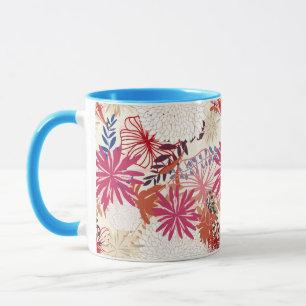 Taza Fondo floral 3
