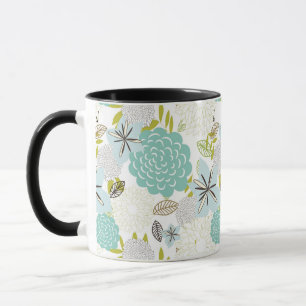 Taza Fondo floral 5