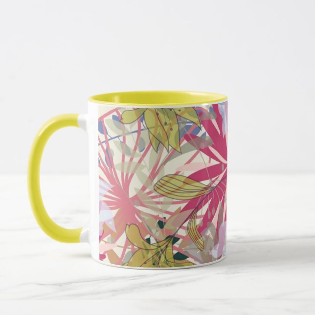 Taza Fondo floral 6 (Izquierda)