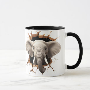 Taza Fondo para cortar elefantes