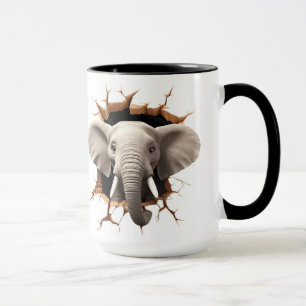 Taza Fondo para cortar elefantes