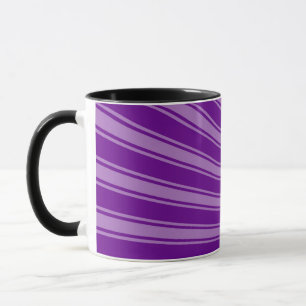 Taza Fondo Retro Purple Funky Sun Rings