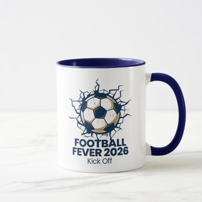 Taza Football Fever 2026 Kick Off Soccer  (Derecha)