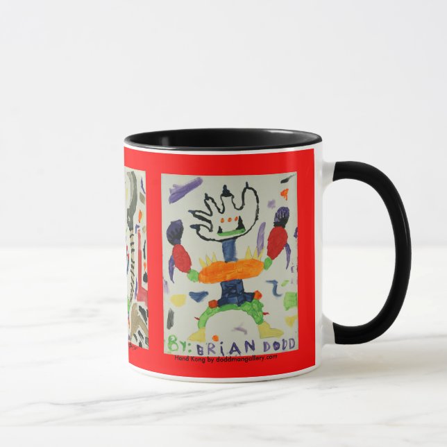 Taza Footzilla, mano Kong y Sr. Sniffer (Derecha)