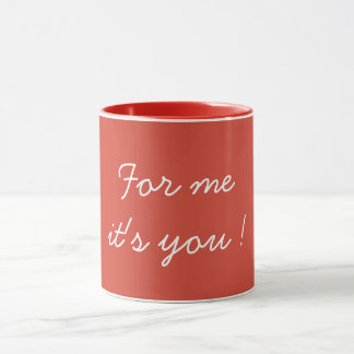 Taza For Me It's You Valentine's Pink