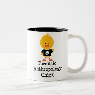 Taza forense del polluelo de la antropología
