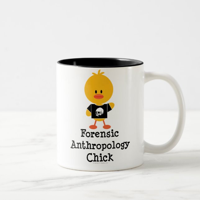 Taza forense del polluelo de la antropología (Derecha)