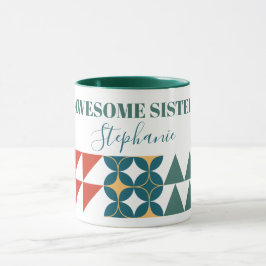 Taza Forma de círculo de triángulo geométrico