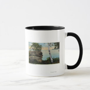 Taza Formación de roca del viejo hombre de opinión de