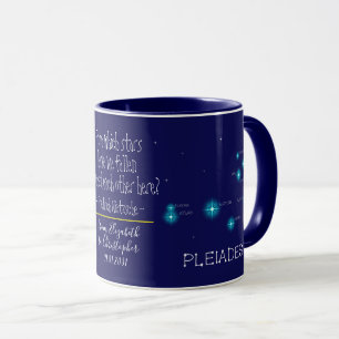 Taza Formación Estrella de las Pléyades del Hemisferio 