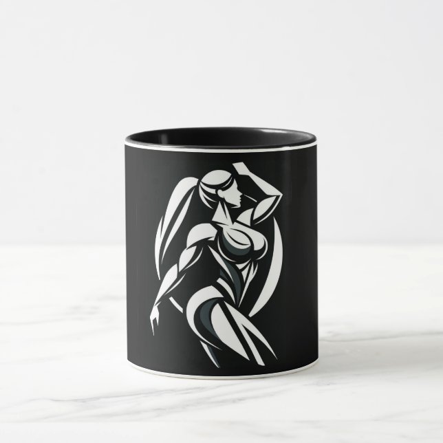 Taza Formación personal sólida para la mujer física Min (Centro)