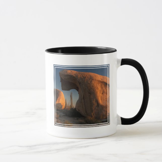 Taza Formaciones de roca al atardecer (Derecha)