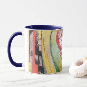 Taza Formas abstractas (también conocidas como Flores d
