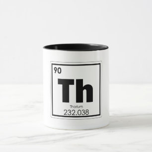 Taza Fórmula de la química del símbolo del elemento
