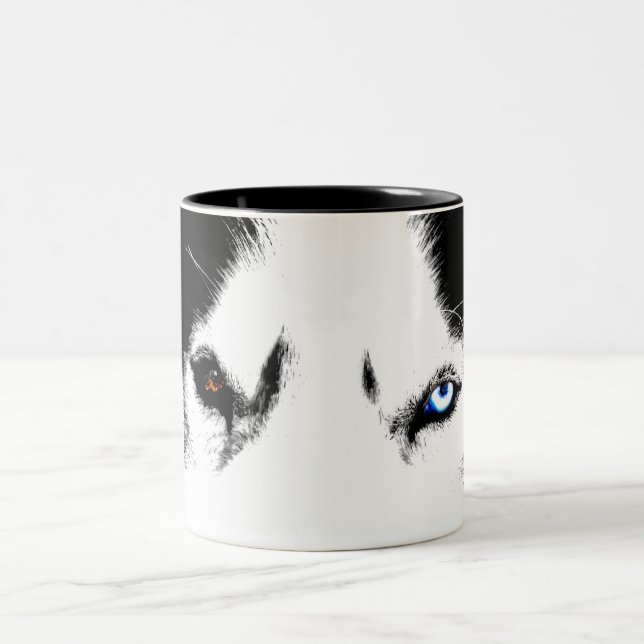 Taza fornida del husky siberiano de Guay de la (Centro)