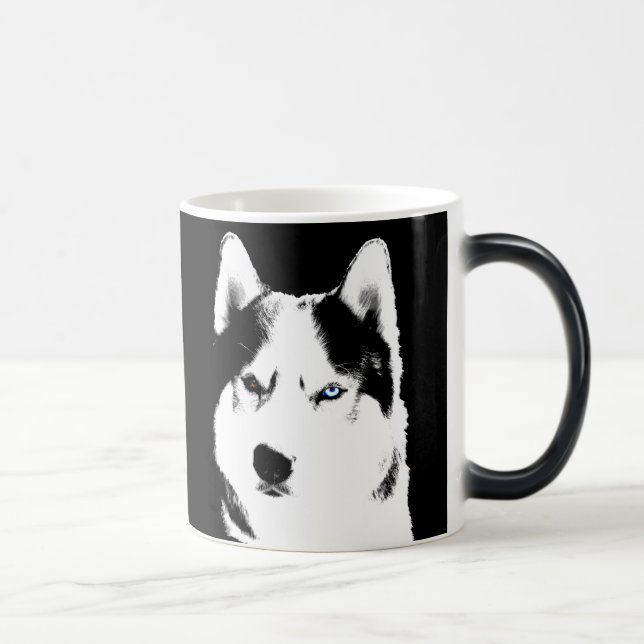 Taza fornida del husky siberiano de Guay de la (Derecha)