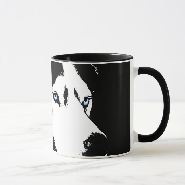 Taza fornida del husky siberiano de Guay de la (Derecha)
