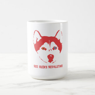 Taza fornida roja de la revolución