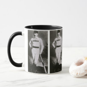 Taza Foto antigua, jugador de béisbol de Chicago