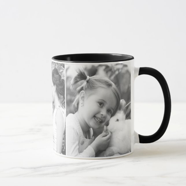 Taza foto blanco y negro horizontal (Derecha)