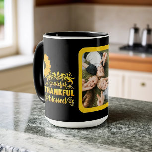 Taza Foto de agradecimiento, agradecimiento y bendición