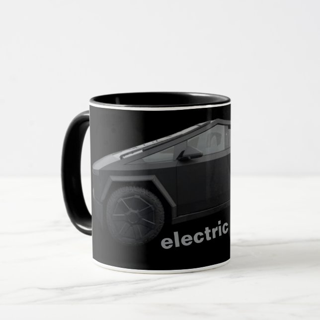 Taza foto de camión eléctrico Mug (Anverso izquierdo)