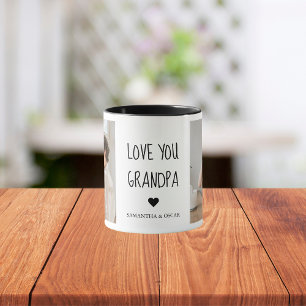 Taza Foto de colección moderna Te ama el mejor regalo d