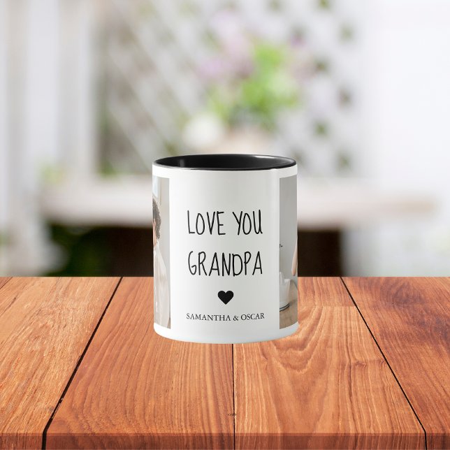 Taza Foto de colección moderna Te ama el mejor regalo d (Subido por el creador)