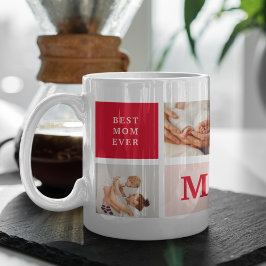 Taza Foto de colección moderna y regalo de la mejor mam