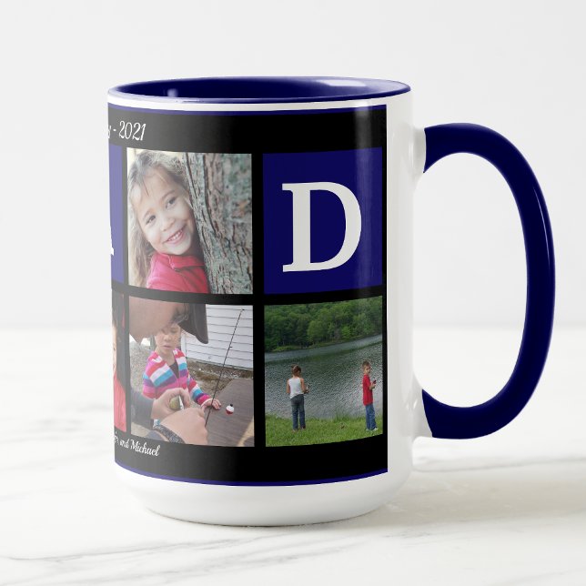 Taza Foto de DAD Collage Café Día del Padre Marina Negr (Subido por el creador)