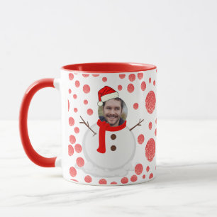 Taza Foto de Dos Caras Divertidas Personalizadas de Nav