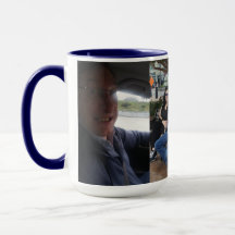 foto de encargo combinada Mug2 del café 15oz por
