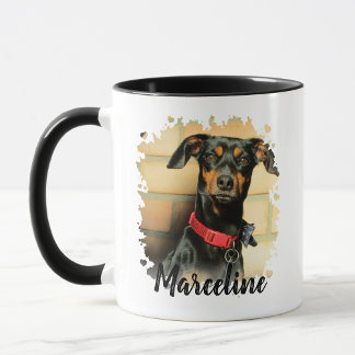 Taza Foto de gato de perro Mascota personalizado con no