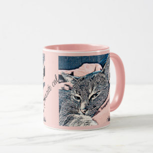Taza Foto de gato, gato, Mascotas, gato gracioso
