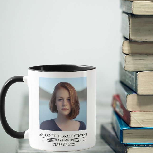 Taza Foto de graduación de secundaria (Subido por el creador)