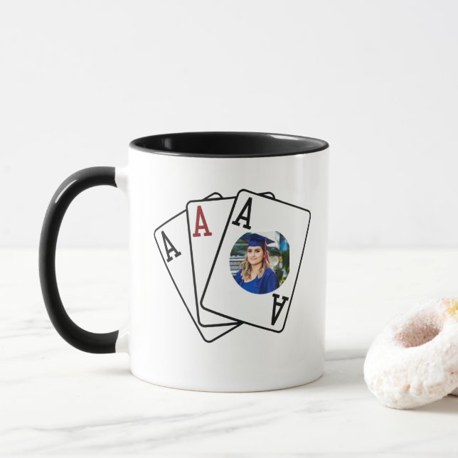 Taza Foto de graduación Mug - Idea de regalo para adult (Con donut)