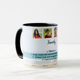Taza Foto de la familia de Personalizados Cute