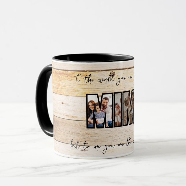 Taza Foto de la familia de Personalizados Cute (Anverso izquierdo)