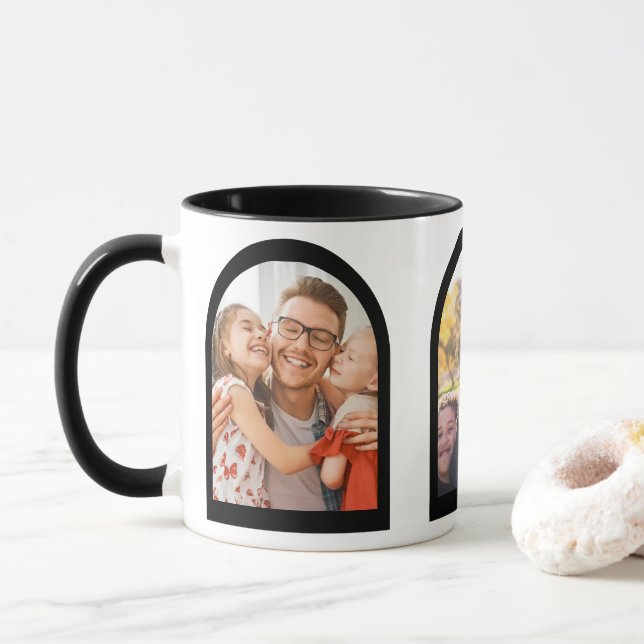 Taza Foto de la familia de Personalizados de Recuerdos  (Con donut)
