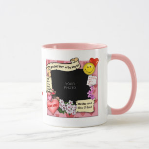 Taza Foto de mamá más grande (personalizable)